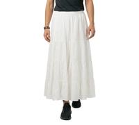 Women's long tiered skirt Superdry Blanc M