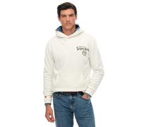 Superdry Tokyo Narrative Loose Fit Hoodie L Off-white