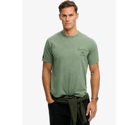 Superdry Tokyo Narrative Loose Fit T-Shirt, Green, Size S, Men Green