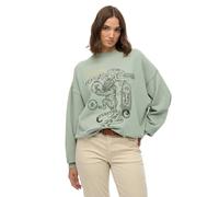 Women's oversized sweatshirt Superdry Tokyo Narrative Vert XS
