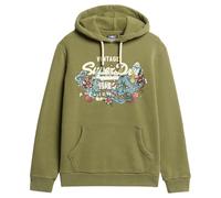 Superdry Tokyo Vl Graphic Hoodie Green XL Men