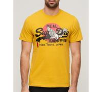 Superdry Tokyo Vl Graphic Short Sleeve T-shirt Yellow 2XL Men