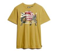 Superdry Tokyo Vl Graphic Short Sleeve T-shirt Yellow XL Men