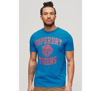 Superdry Track & Field Ath Graphic Short Sleeve T-shirt Blue M Men