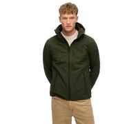 Superdry Soft Shell Trekker Hooded Jacket Dark Green - XL