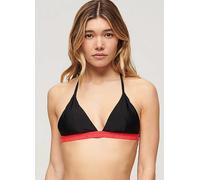 Top bikini Superdry Triangle Elastic black pink woman - S