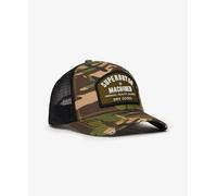 Superdry Trucker Cap Snapback Baseball Cap Mesh Panel Army Camo Green Khaki