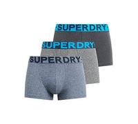 Superdry M3110450b Trunk Boxers 3 Units Grey S Men