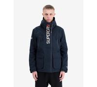Superdry Ultimate Embroidered Hooded Windbreaker Navy Blue - L
