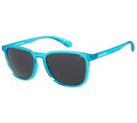Superdry Unisex Easy Wear Keyhole Bridge Square Sunglasses - Blue