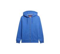 Superdry Unisex Essential Logo Zip Hoodie Hb Sweatshirt, Chambray Blue, M