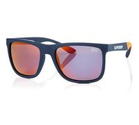 Superdry Sunglasses Women's Runner-X Polarised 105P Navy Blue/Orange/Red Mirror