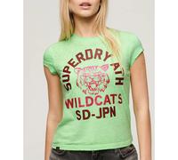 Superdry Varsity Burnout Cap Short Sleeve T-shirt