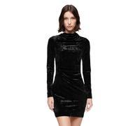 Superdry Velvet Longsleeved Mini Dress Black XS Women