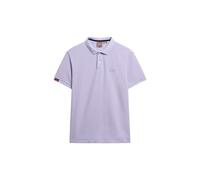 Superdry Vint Destroy Short Sleeve Polo L Purple