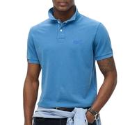 Superdry Vint Destroy Short Sleeve Polo M Blue