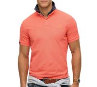 Superdry Vint Destroy Short Sleeve Polo S Orange