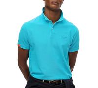 Superdry Vint Destroy Short Sleeve Polo XL Blue