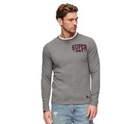 Superdry Vintage Athletic Chest Long Sleeve T-shirt Grey L Men