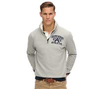Superdry Vintage Athletic Half Zip Sweatshirt Grey L Men