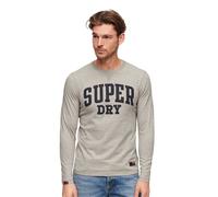Superdry Vintage Athletic Long Sleeve T-shirt Grey L Men