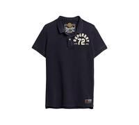 Superdry Men's Vintage Athletic Polo t1-Pique (m), Eclipse Navy Blue, M