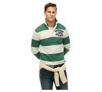 Long sleeve polo shirt Superdry Vintage Athletic Vert L