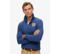 Superdry Vintage Athletic Rugby Long Sleeve T-shirt, Blue, Size S, Men Blue