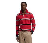 Superdry Vintage Athletic Stripe Rugby Long Sleeve Polo