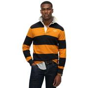 Striped rugby polo shirt Superdry Vintage Athletic Bleu M