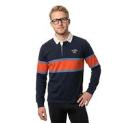 Superdry Vintage Athletic Rugby Long Sleeve T-shirt, Navy, Size S, Men Navy
