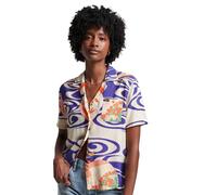 Woman's shirt Superdry Vintage Beach Resort Bleu XS