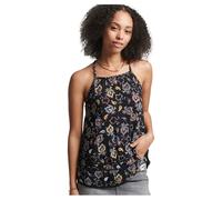 Superdry Vintage Beach Sleeveless T-shirt Black S Women