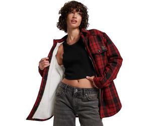 Superdry Vintage Borg Check Over Long Sleeve Shirt