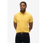 Superdry Vintage Destroy Polo Shirt - Yellow, Yellow, Size M, Men Yellow