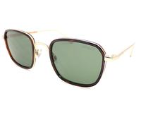 Superdry Vintage Elite Sunglasses Brown Tortoise Satin Gold with Green Lens 201