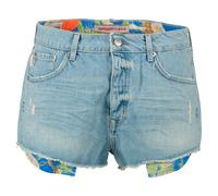 Superdry Vintage High Rise Denim Shorts Blue 28 Women