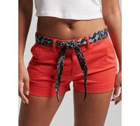 Superdry Vintage Hot Chino Shorts Red XL Women