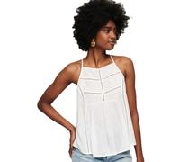 Superdry Vintage Lace Yoke Sleeveless T-shirt