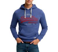 Superdry Vintage Logo Classic Hoodie Hampton Blue