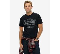 Superdry Vintage Logo Classic T-Shirt, Navy, Size Xl, Men Navy