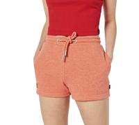 Superdry Vintage Logo Emb Jersey Shorts Orange XL Women