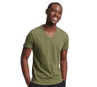 Superdry Men's Vintage Logo EMB VEE TEE T-Shirt, Thrift Olive Marl, Small