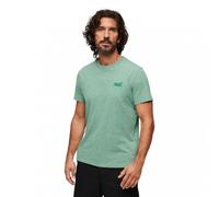 Superdry Vintage Logo Embroidered Tee - Bright Green Grit