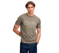 Superdry Vintage Logo Heritage Relaxed Fit Short Sleeve T-shirt Green,Grey 2XL Men
