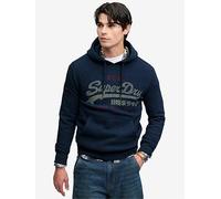 Heritage Relaxed Pullover Hoodie Deep Sea Blue Marl 3XL