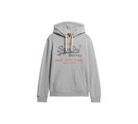 Vintage Logo Heritage Relaxed Pullover Hoodie College Grey Marl XL
