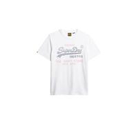 Superdry Vintage Logo Heritage Relaxed T-Shirt-White, White, Size L, Men White