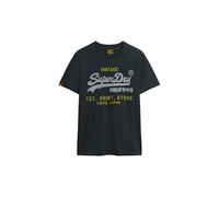Superdry Men's Vintage Logo Heritage Relaxed T-Shirt, Blue