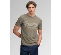 Superdry Vintage Logo Heritage Relaxed T-Shirt, Green, Size L, Men Green